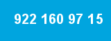 922 160 97 15